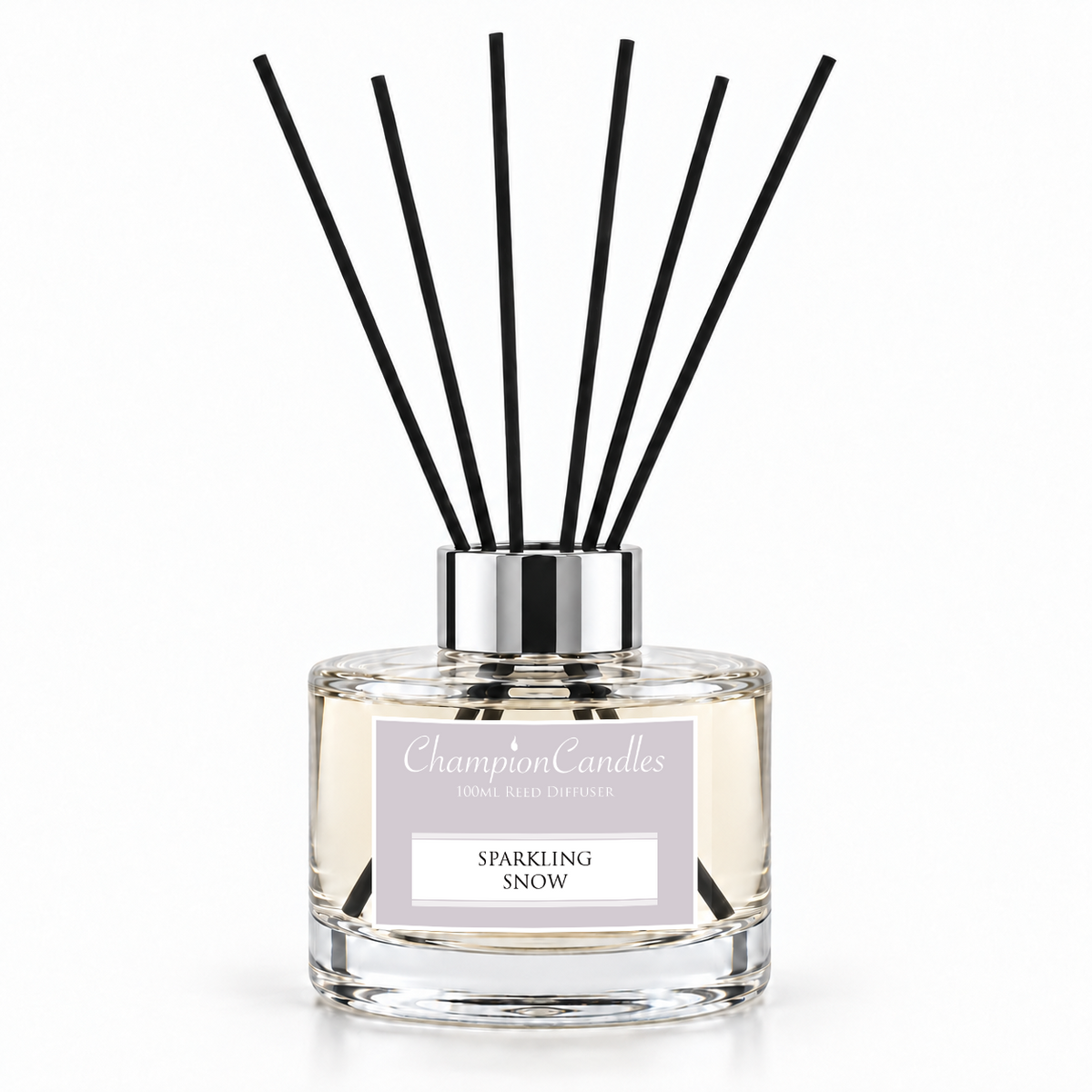 Sparkling Snow Reed Diffuser 100ml - Silver Lid